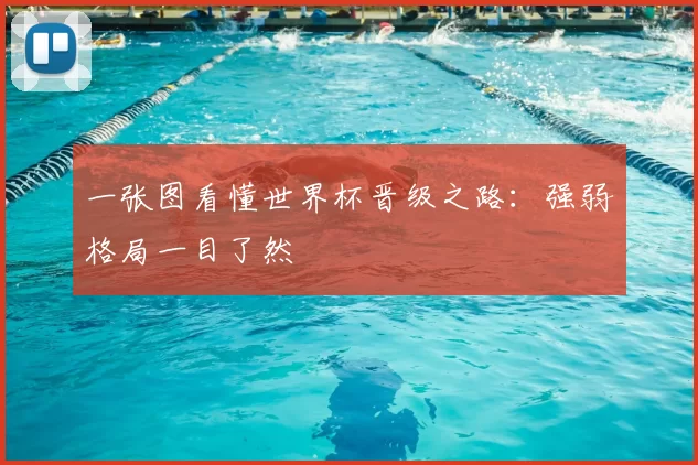 一张图看懂世界杯晋级之路：强弱格局一目了然